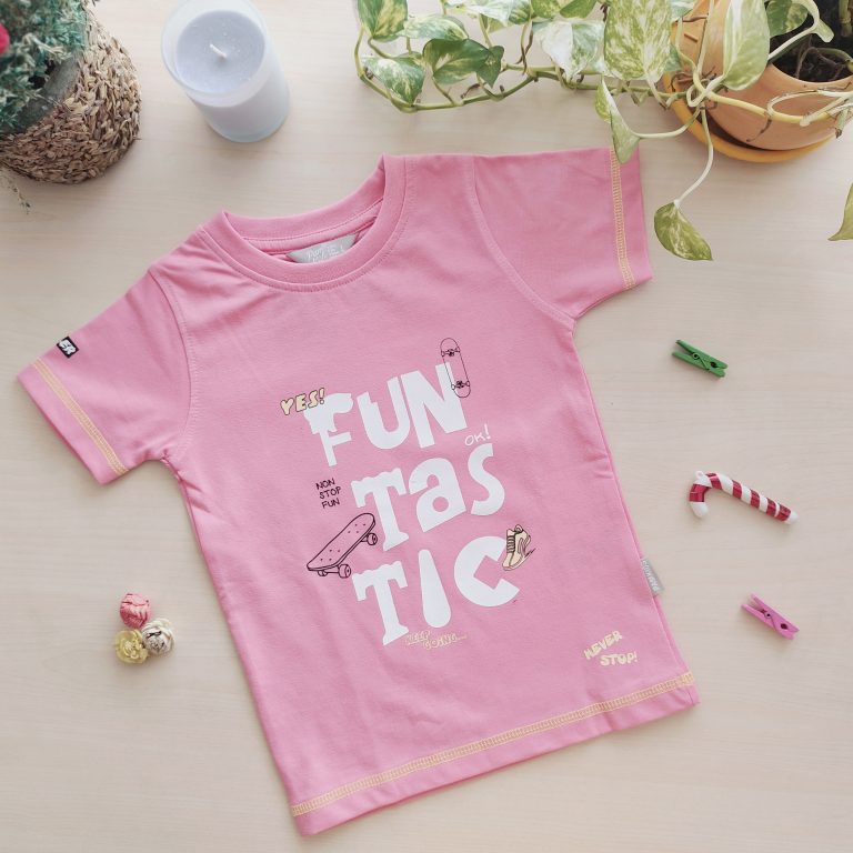 Boys T-Shirt-Funtastic-Pink