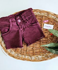 Girls Shorts - RR4406 -Maroon