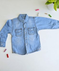 Denim Shirt Full Sleeve -Blue- SPST01