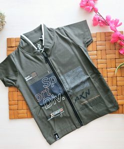 Boys T-Shirt - ST-602- Dark Green