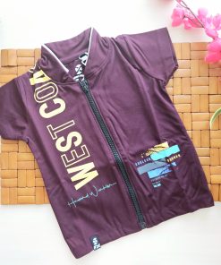 Boys T-Shirt - ST-602-   Maroon