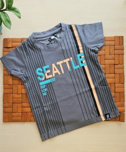 Boys T-Shirt - ST-001-  Ash