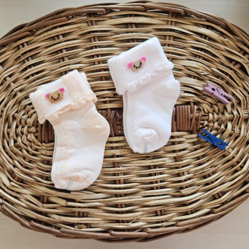 SOCKS SET of 2 - Peach & Pink