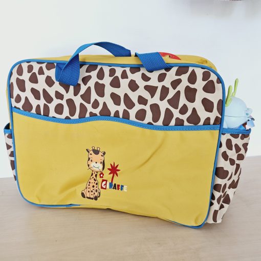 Multi Purpose Baby Diaper Mother Maternity Bag -Yellow Giraffe