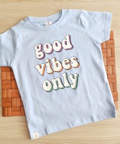 Boys T-Shirt - OL1194A - Good Vibes - Blue