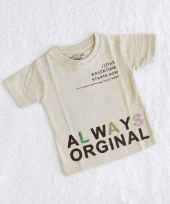 Boys T-Shirt - BN01-CREAM- ALWAYS ORGINAL