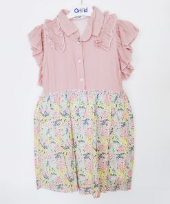 Cotton Frocks - KW00- Cupid Pink & Yellow Floral