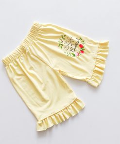 Girls shorts - CLPS-Life Is Beautiful -Yellow