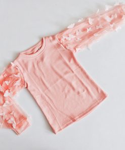 Girls Crop Top -RR2-Peach