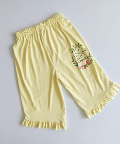Girls shorts - CLPS-LIFE IS BEAUTIFULL-Yellow