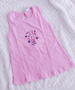 Girls Frock with Underwear set -TNG620- Summer Girl -Pink