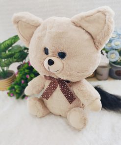Plush soft toy- SRTOYS-Gracy Fox-Beige