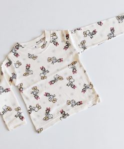 Full Sleeve Top - NRFST- Off White Donald Duck