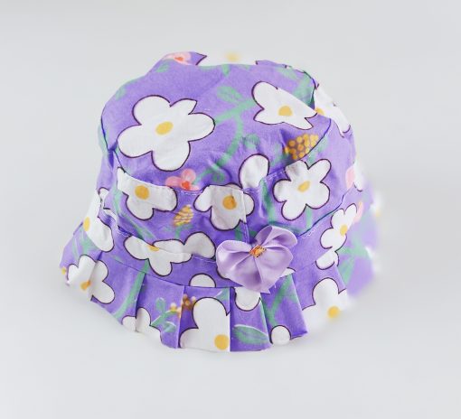 Cap - NRCAP03- Flower-Lavender