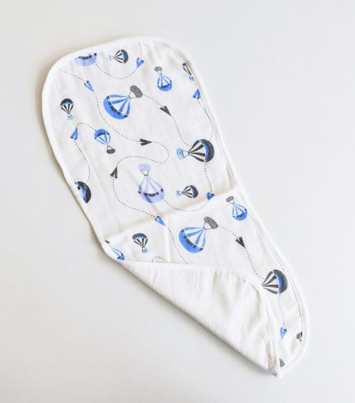 Muslin Burp cloth - PPBC0 - Blue Parachute