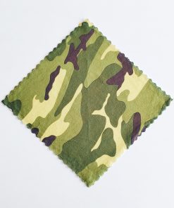 Polyester Mix Cotton face towel- NRFT2 -Set Of 2 - Vegies + Army Print - Image 2