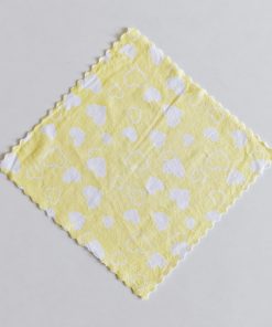 Polyester Mix Cotton face towel- NRFT5 -Set Of 5 - Yellow + Floral + Star + Clip + Stone - Image 2