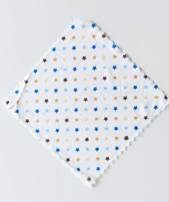 Polyester Mix Cotton face towel- NRFT5 -Set Of 5 - Yellow + Floral + Star + Clip + Stone - Image 4