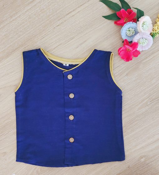 Ethnic Color Jhabla - CVEJH- Navy Blue