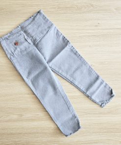 Girls Capri Jeans - RR43245LG - Light Gray
