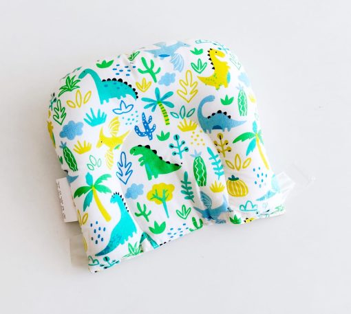 Organic cotton pillow - FIPL - Green Dino