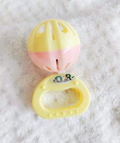 Baby Rattle Set - NRRATTLE10 - Yellow and Pink - Image 2