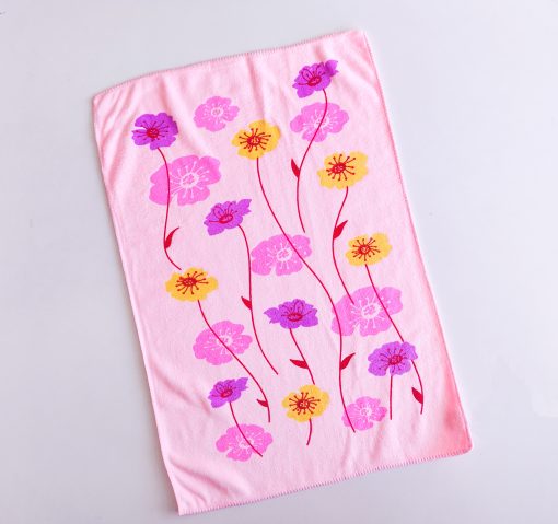 Turkish Bath Towel - NRBT09 - Pink Flower