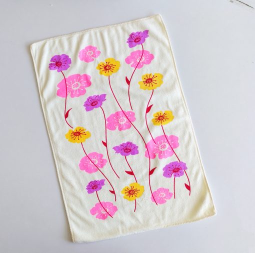 Turkish Bath Towel - NRBT09 - Yellow Flower