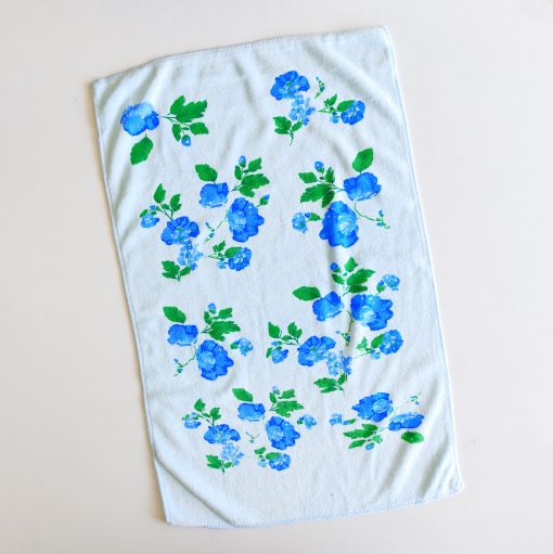 Turkish Bath Towel - NRBT09 - Blue Floral