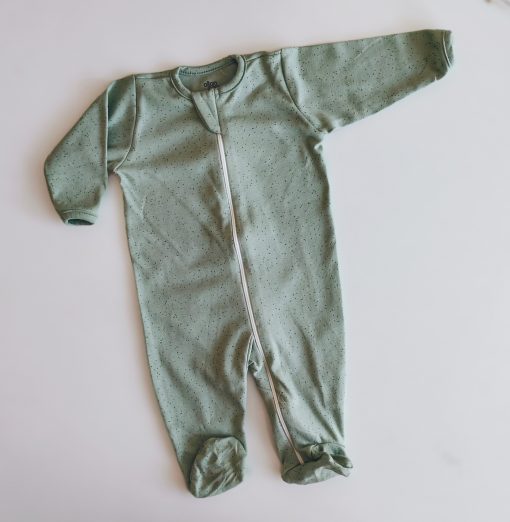 Sleeping Suit - AZSS - Green with Dots