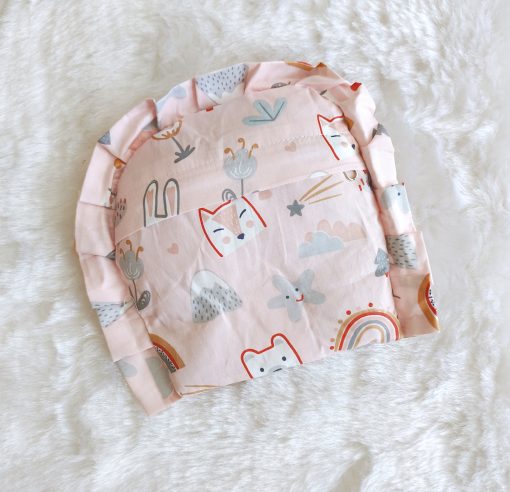 Cotton Rai Pillow - VCRPL01 - Peach Fox