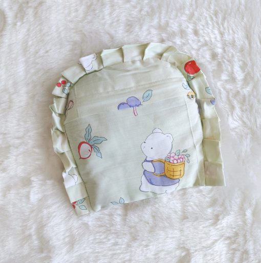 Cotton Rai Pillow - VCRPL01 - Light Green Rabbit