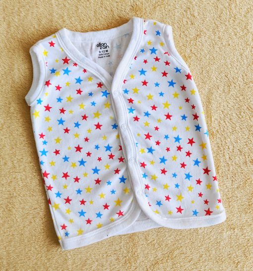 Sleeveless Jhabla Front Button - AZJH - Color Star