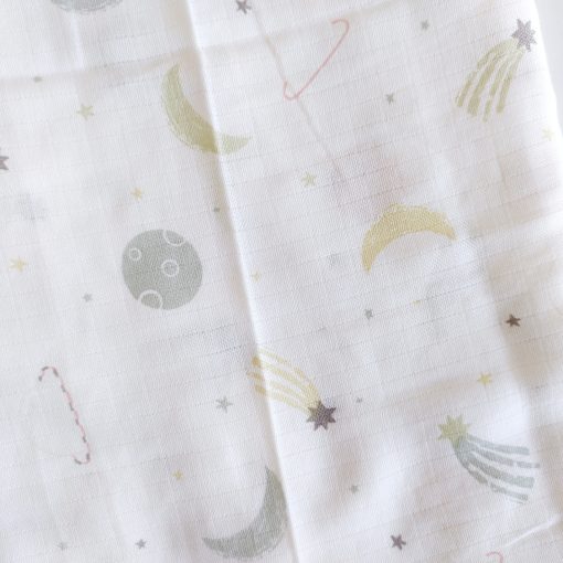 Muslin cotton swaddle - PPSW5 - 100*100 - Space - Image 2