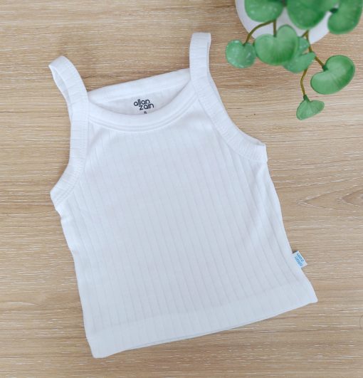 Sleeveless Top - AZWST - White