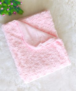 Premium Soft Wrap/Blanket - NRSW03 - Floral Pattern - Pink