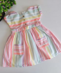 Girls Frock - JLX - Color Full Strip
