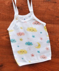Muslin Jhabla Shoulder Knot - NRKJH - Cloud and Moon
