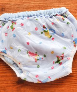 Plastic Under Wear/Nappy - Blue- NP01