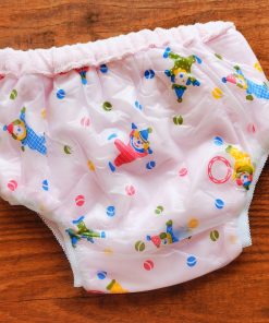 Plastic Under Wear/Nappy - Pink- NP01