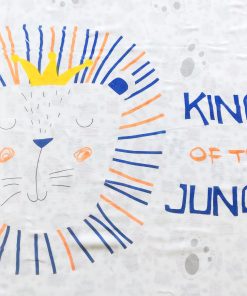 Cotton Swaddle - SW1 - 115x115 cm - King Of The Jungle