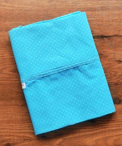 Cotton Cradle Cloth - HKCC - Sky Blue With White Dot