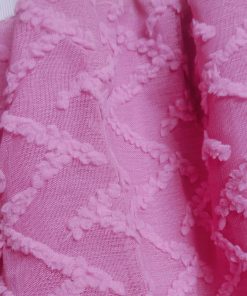 Girls Casual Frock - Off White and Dark Pink - FRK - Image 2