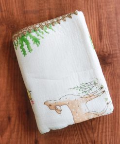 Crinkled Muslin Cotton 4 Layer Blanket - BL2 - Dear