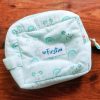 Muslin Cotton Storage Pouch -  BG -Blue with kola