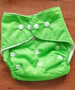 Reusable Diaper/Color Cloth Diaper - Green - CDP1