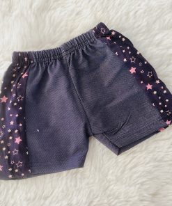 Shorts - SH1 - Blue with Pink Star