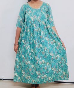 Alternative view of Maternity Casual Feeding Dress - MCFK - Clear Teal