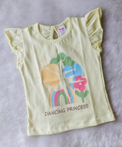 Girls Top - Yellow Dancing Princess - GTP1