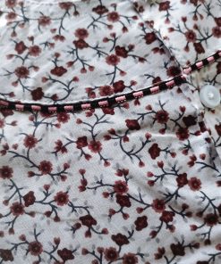 Alternative view of Maternity Feeding Nighty - MFN - Coffee Brown Thick Floral